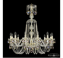 Подвесная люстра Bohemia Ivele Crystal 1402/12/300/XL-90 G K801