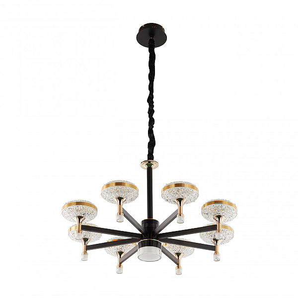Подвесная люстра Arte Milano Ferrara 273059/8 BK/GD