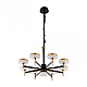 Подвесная люстра Arte Milano Ferrara 273059/8 BK/GD