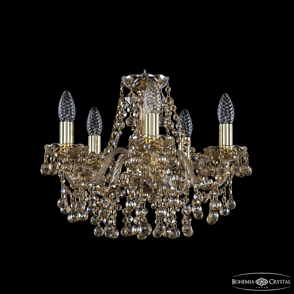 Подвесная люстра Bohemia Ivele Crystal 1409/5/141 G M721