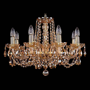 Подвесная люстра Bohemia Ivele Crystal 1402/8/195 G M721