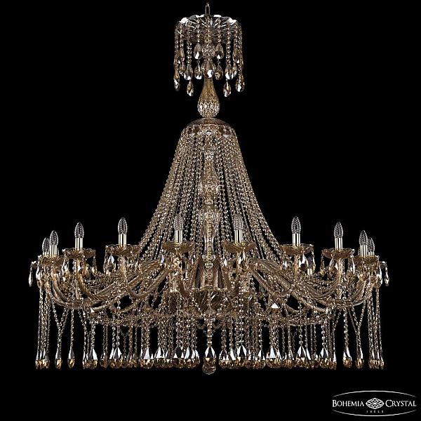 Подвесная люстра Bohemia Ivele Crystal 1413/20/530/XL-158 G M721