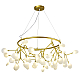Подвесная люстра Natali Kovaltseva GRACE 75128/8C GOLD SATIN