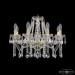 Подвесная люстра Bohemia Ivele Crystal 1413/8/200 G