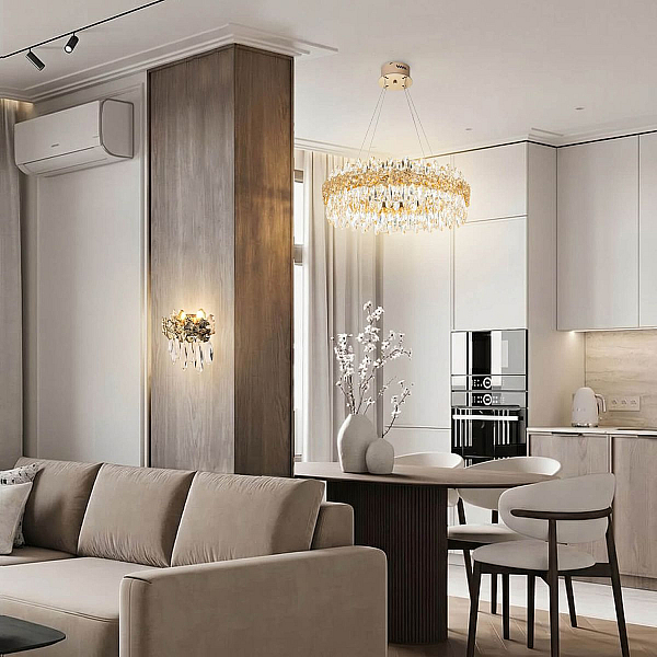 Подвесная люстра Modelux ML.9888.800 GD