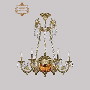 Подвесная люстра Art Classic 31.44.6.KR175SP.250IT.G.Sp.Amber.1B