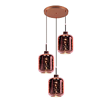 Подвесная люстра Lumina Deco Alacosmo LDP 6811-3 RD R.GD
