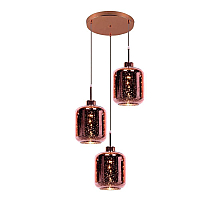 Подвесная люстра Lumina Deco Alacosmo LDP 6811-3 RD R.GD