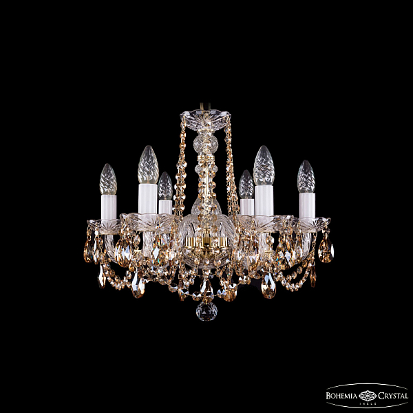 Подвесная люстра Bohemia Ivele Crystal 1402/6/160 G R721