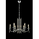 Подвесная люстра Crystal Lux AURELIO SP6 GOLD+CHROME/TRANSPARENT