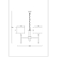 Подвесная люстра Arte Lamp Jamie A4090LM-5BK