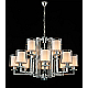 Подвесная люстра iLamp King RM6201-8+4 CR+CL