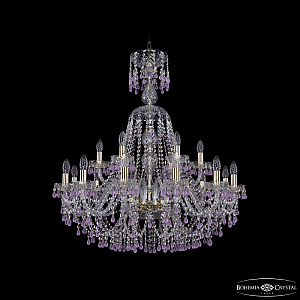 Подвесная люстра Bohemia Ivele Crystal 1410/12+6/300/XL-95 G V7010
