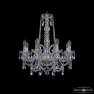 Подвесная люстра Bohemia Ivele Crystal 1411/8/195/h-65 G