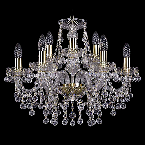 Подвесная люстра Bohemia Ivele Crystal 1409/6+3/195 G