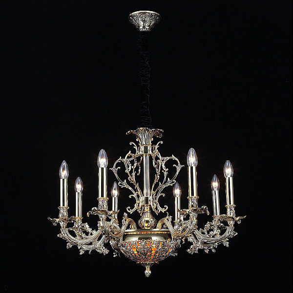 Подвесная люстра Lucia Tucci Firenze 1780.8.2 Antique Gold