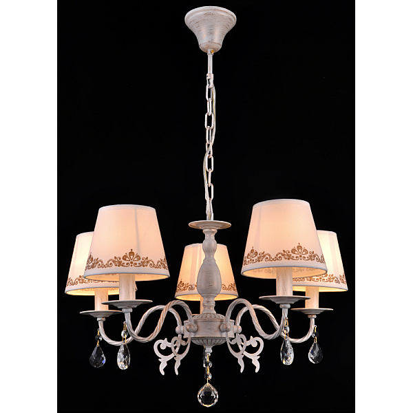 Подвесная люстра Natali Kovaltseva Biarritz 70038-5C IVORY GOLD