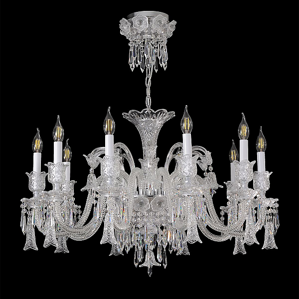Подвесная люстра Crystal Lux VERSAILLES SP10 CHROME