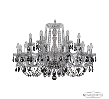 Подвесная люстра Bohemia Ivele Crystal 1402/12+6/300 Ni K731