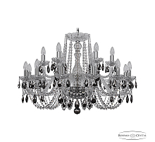 Подвесная люстра Bohemia Ivele Crystal 1402/12+6/300 Ni K731