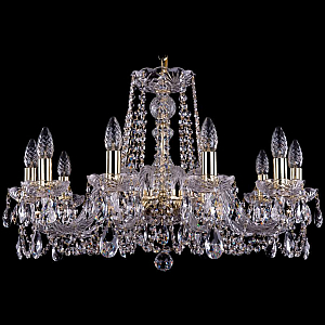 Подвесная люстра Bohemia Ivele Crystal 1402/10/240 G