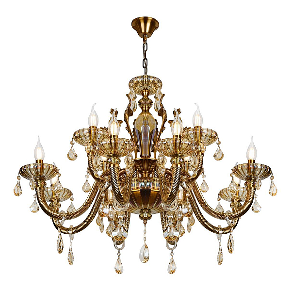 Подвесная люстра iLamp Asia 81069-8+4 BR