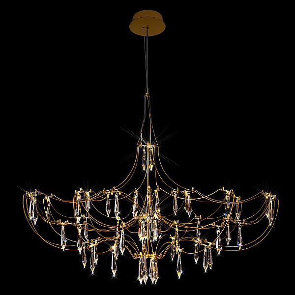 Подвесная люстра Loft IT Mira 10589/900 Gold Asfour