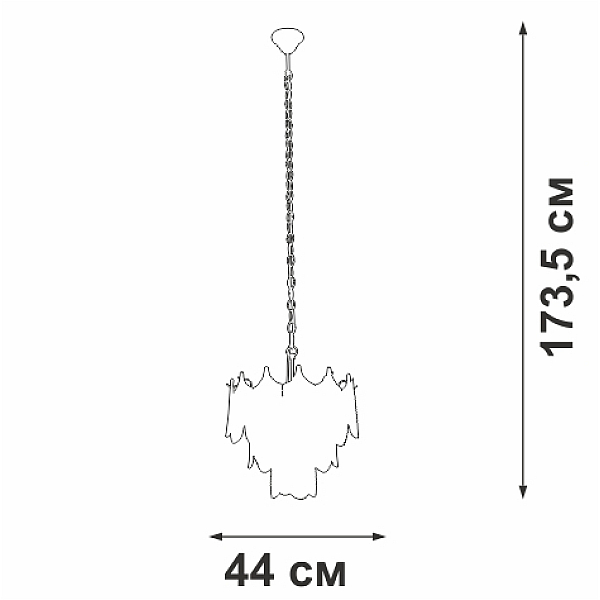 Подвесная люстра Vitaluce V5813-8/5