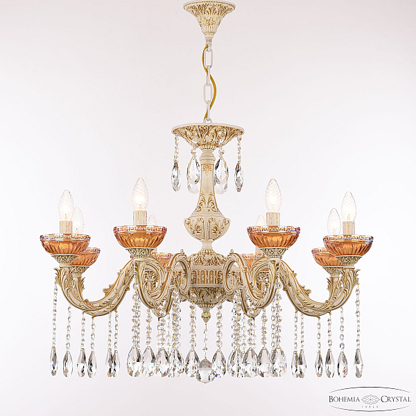 Подвесная люстра Bohemia Ivele Crystal AL79101/8/250 A WMG P Shampan/M-1G