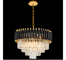 Подвесная люстра Natali Kovaltseva DARIAN 76017/10C GOLD BLACK