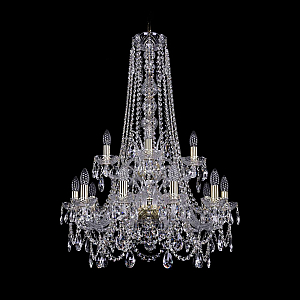 Подвесная люстра Bohemia Ivele Crystal 1411/10+5/240/h-94/2d G
