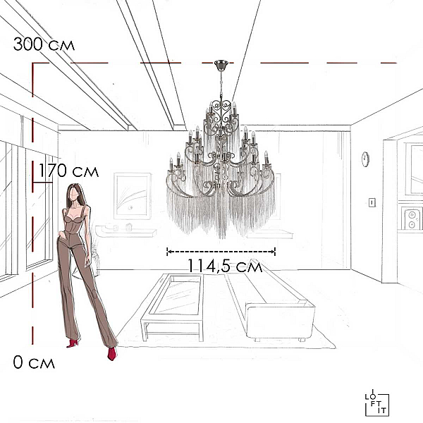 Люстра LOFT IT Wonderland 10405/24