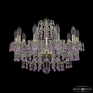 Подвесная люстра Bohemia Ivele Crystal 1410/10/195 G V7010