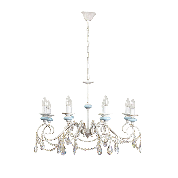 Подвесная люстра Abrasax Christel L.8303-8CREAM/G