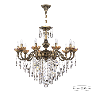 Подвесная люстра Bohemia Ivele Crystal AL78101/10/300 B AGB P Shampan/M-1H
