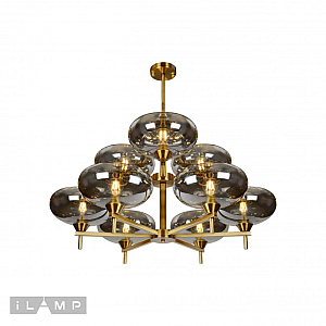 Подвесная люстра iLamp Rivoli 6607/9 GD
