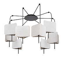 Подвесная люстра Arte Lamp Trixie A7084SP-8BK