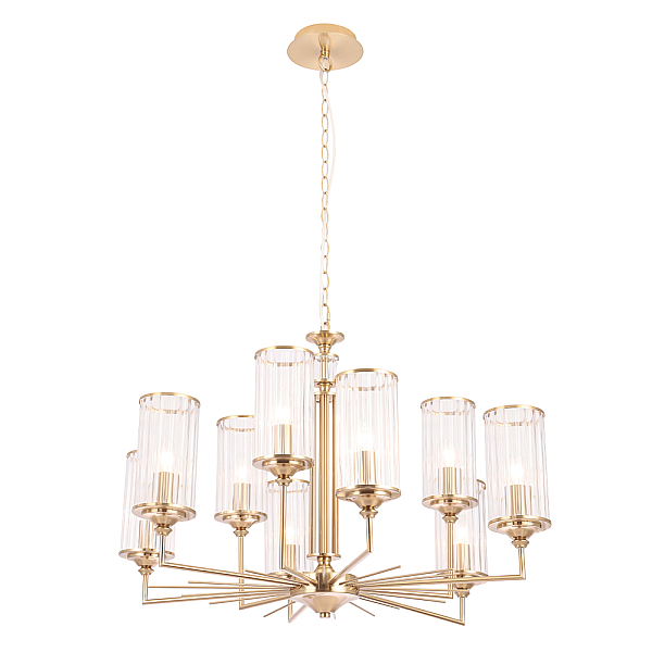 Подвесная люстра Crystal Lux Gloria SP9 Brass