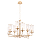 Подвесная люстра Crystal Lux Gloria SP9 Brass