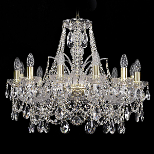 Подвесная люстра Bohemia Ivele Crystal 1411/12/240 G