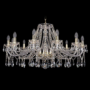 Подвесная люстра Bohemia Ivele Crystal 1413/12/360 G