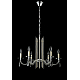 Подвесная люстра Crystal Lux AURELIO SP6 GOLD+CHROME/TRANSPARENT