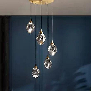 Подвесной светильник iLedex Oxygen 9701P/5R BR