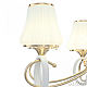 Подвесная люстра Arte Milano Florentia-2387 302387/6 Wh/Gd