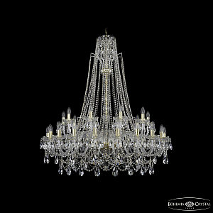 Подвесная люстра Bohemia Ivele Crystal 1411/20+10/400/XL-130 G