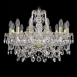 Подвесная люстра Bohemia Ivele Crystal 1411/12/195 G
