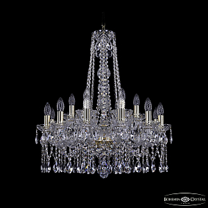 Подвесная люстра Bohemia Ivele Crystal 1413/12+6/220/h-73 G