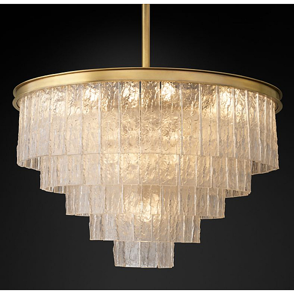 Подвесная люстра DeLight Collection Glace KG0998P-10R brass