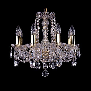 Подвесная люстра Bohemia Ivele Crystal 1402/8/141 G