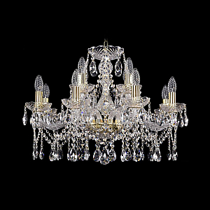 Подвесная люстра Bohemia Ivele Crystal 1413/8+4/220 G